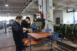 用料從不吝嗇，換熱器銅管我們選擇用紫銅材質(zhì)的